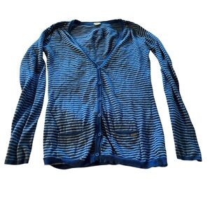 Heritage Navy and Beige Knit Sweater